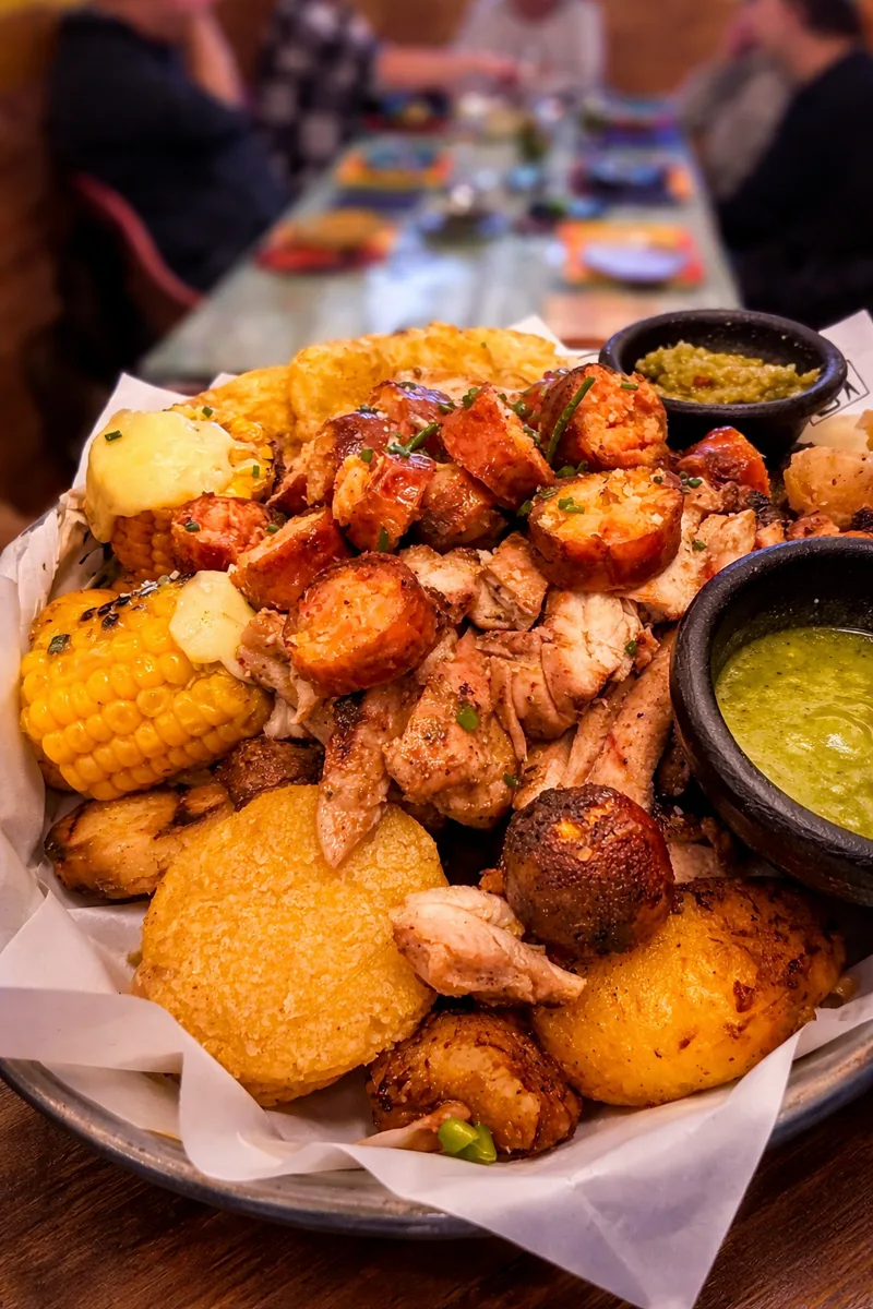 Parrilla mixta colombiana en Tequendama