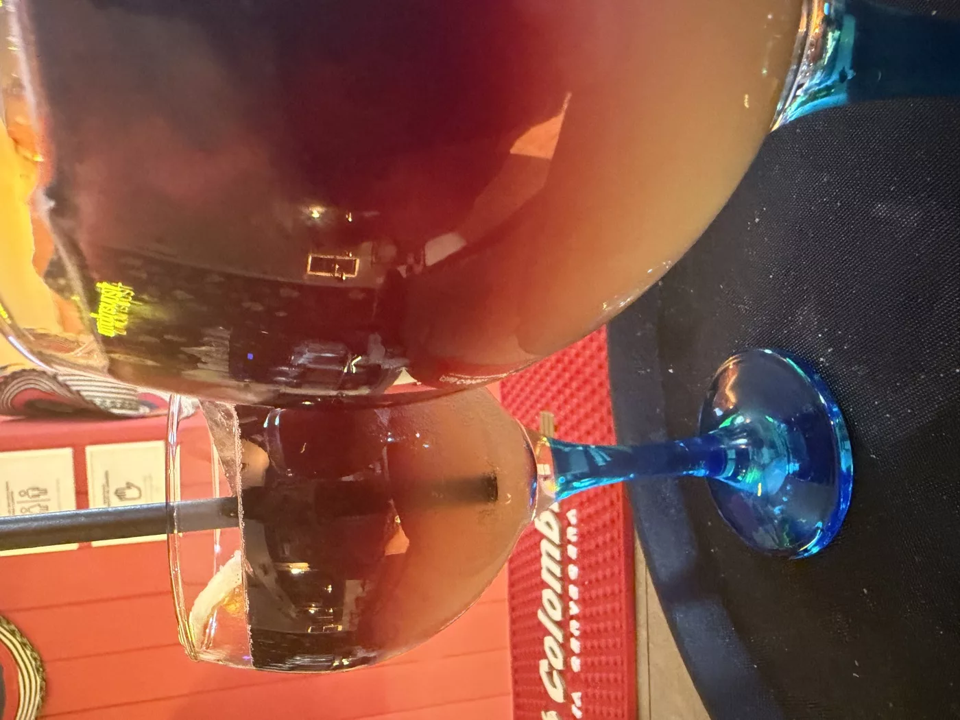 Copas de sangria en Tequendama Las Rozas