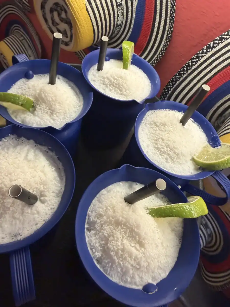 Limonada de coco en Tequendama
